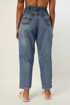 Calça jeans cintura mega alta vintage DASHER - Capichó Brechó