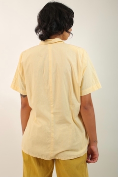 Imagem do camisa xadrez amarela pastel vintage
