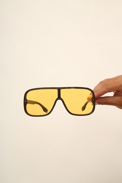 Oculos sol lente amarela 70´s - comprar online