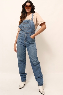 jardiniera jeans grosso vintage 90’s - loja online