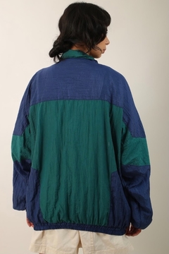 Jaqueta nylon bicolor forrada Holllywood Park - comprar online