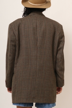 Blazer BROOKSFILD oliva xadrez vintage - loja online