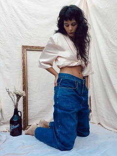 Imagem do Calça jeans clochard cintura alta vintage