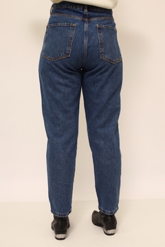Calça jeans grossa azul classica - Capichó Brechó