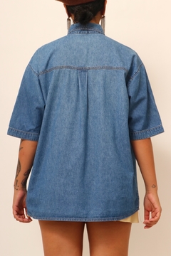 Imagem do camisa Hard Rock azul bordado vintage