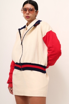 Cardigan college color classico tricot vintage - loja online