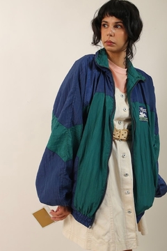 Jaqueta nylon bicolor forrada Holllywood Park - comprar online