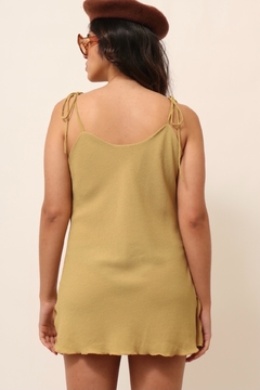 Vestico mini verde abacate amarração alça - comprar online
