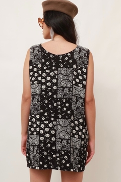 Blusa longa estilo vestido fenda lateral - loja online