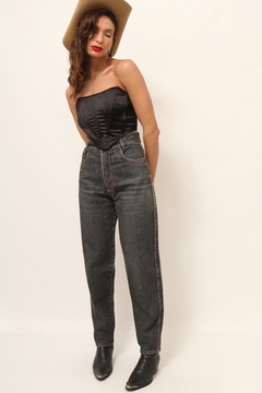 calça jeans cintura alta vintage - loja online