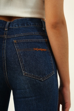 Calça jeans Yves Saint Laurent cintura alta - Capichó Brechó