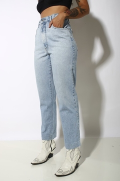 Calça jeans cintura alta Yves Saint Laurent YSL  