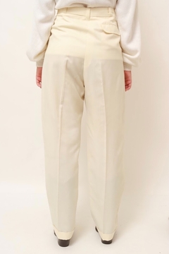 Conjunto de blazer + calça alfaiatria off white na internet