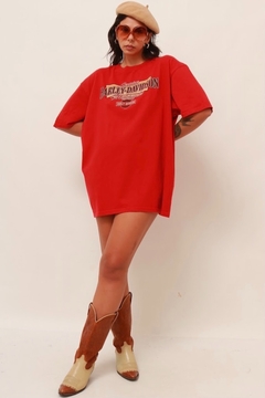 camiseta Harley Davdson vermelho - Capichó Brechó
