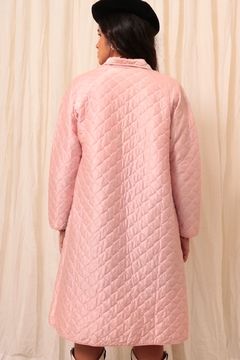 Robe de matelasse rosa vintage