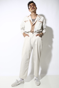 Calça cintura alta algodão made in New York  - Capichó Brechó