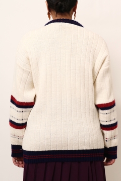 Pulover tricot PARIS BICOLOR VINTAGE - comprar online
