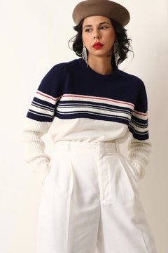 pulover listras HOLLYWOOD vintage na internet