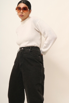Imagem do Calça jeans grossa preta vintage