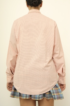 Camisa rosa manga longa vintage - comprar online