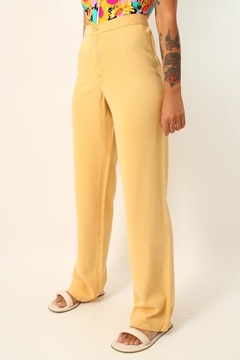 Conjunto Calça + Blusa amarela vintage - comprar online