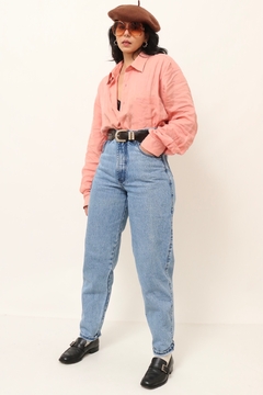 calça jeans cintura alta vintage - Capichó Brechó