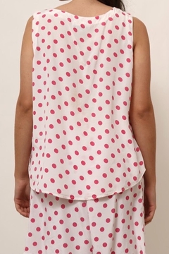 conjunto poa shorts + camisa vintage - loja online