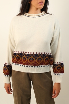 tricot cropped CEA vintage recorte - loja online