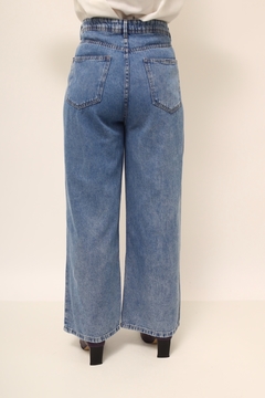 Calça jeans flare azul classica - loja online