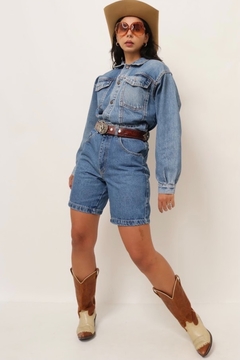 jaqueta cropped jeans grosso vintage