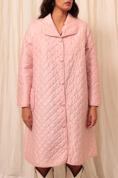 Robe de matelasse rosa vintage - comprar online