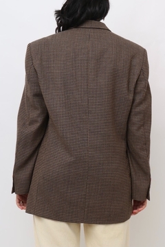 Blazer xadrez forrado vintage classico - comprar online