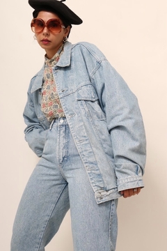 Jaqueta jeans 100% algodão classica grossa - loja online