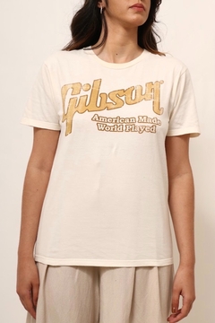 camiseta vintage GIBSON original - loja online