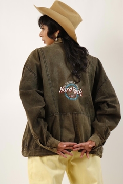 jaqueta Hard Rock replica verde militar - comprar online
