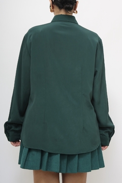 Camisa verde manga longa - loja online