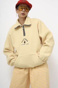 Blusa Plush polar vintage amarela - comprar online