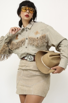 Camisa western cavalo botinha franjas - comprar online