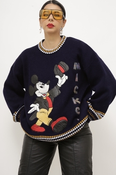 Pulover Mickey vintage azul - comprar online