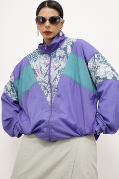Jaqueta estampada vintage 90´s nylon - loja online