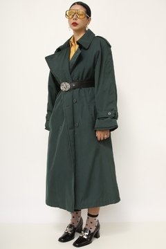 Trench Coat verde acolchoado CHRISTOPHER GRAY