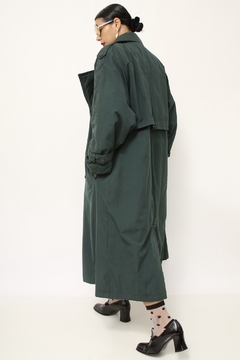 Trench Coat verde acolchoado CHRISTOPHER GRAY - loja online