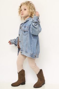 Jaqueta jeans infantil classica - loja online
