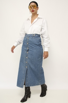Imagem do Saia midi jeans vintage