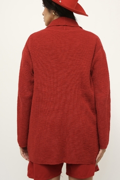 Cardigan vermelho vintage - comprar online