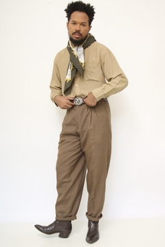 Imagem do Calça marrom vintage cintura alta