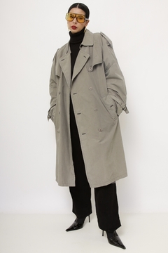 Trend Coat cinza forrado vintage - comprar online