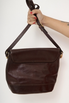 Bolsa marrom couro vintage SMART BAG - comprar online