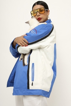 Jaqueta AUDI espotiva azul e branco - comprar online