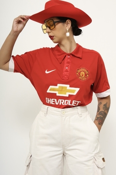 Polo MANCHESTER UNITED vermelha na internet